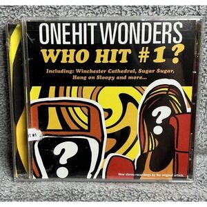 One Hit Wonders‎ Who Hit #1 - Music CD - Various Artists  Hang On Sloopy Ect.
